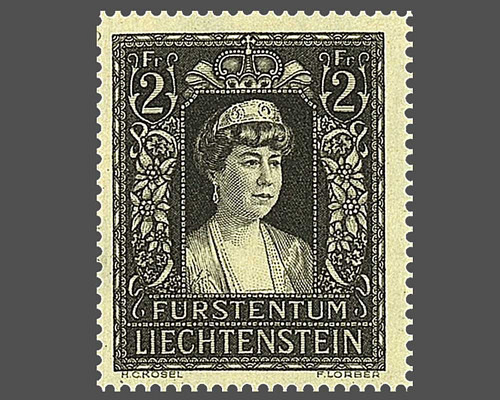 Trauermarke Fürstin Elsa