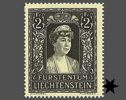 Trauermarke Fürstin Elsa