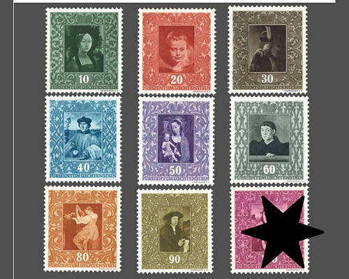Gemälde aus der fürstlichen Galerie in V