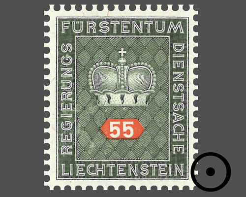 Fürstenkrone / weisses Papier