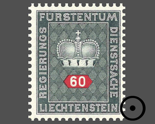 Fürstenkrone / weisses Papier