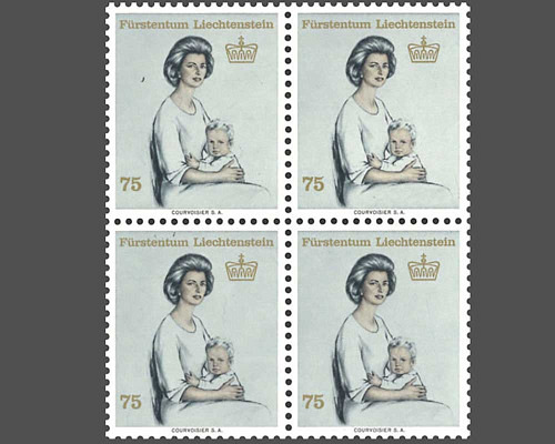 Fürstin Gina mit Prinz Wenzel