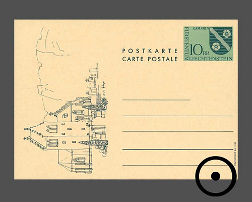 Postkarte: Gemeindwappen