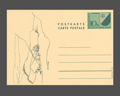 Postkarte: Gemeindwappen