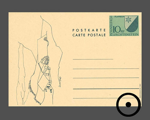 Postkarte: Gemeindwappen