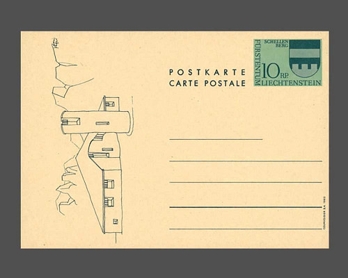Postkarte: Gemeindwappen