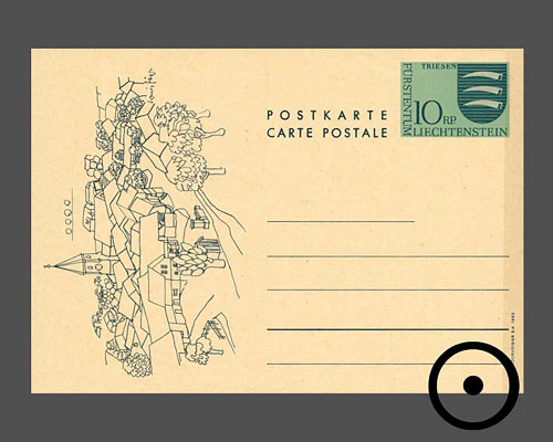 Carte postale: Armoiries de la commune