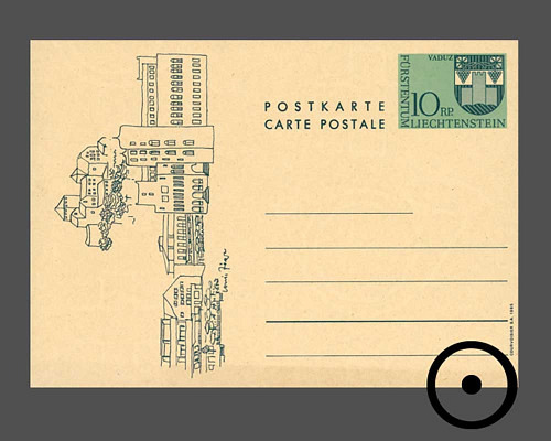 Postkarte: Gemeindwappen