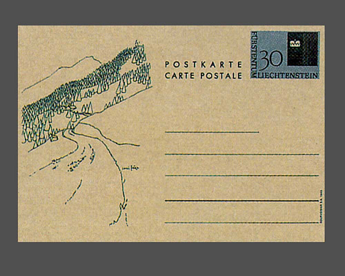 Postcard: country flag
