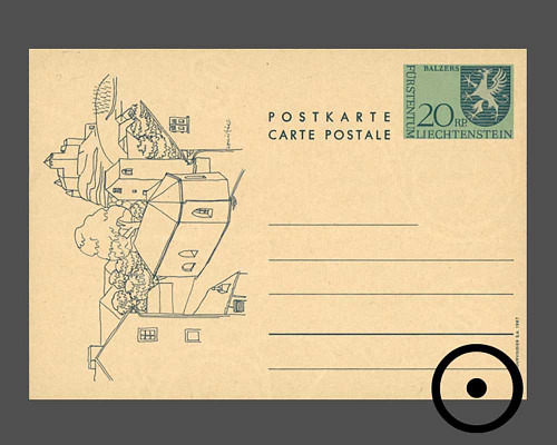 Postkarte: Gemeindwappen