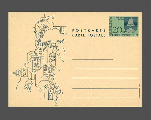 Carte postale: Armoiries de la commune