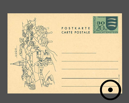 Postcard: Municipal coat of arms