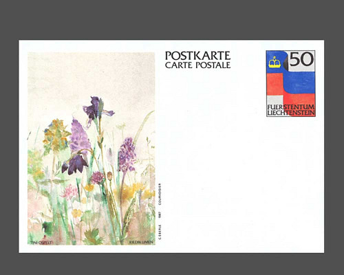 Postcard: country flag