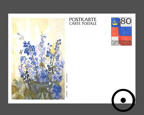 Postcard: country flag
