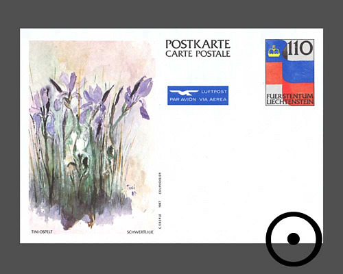 Postcard: country flag