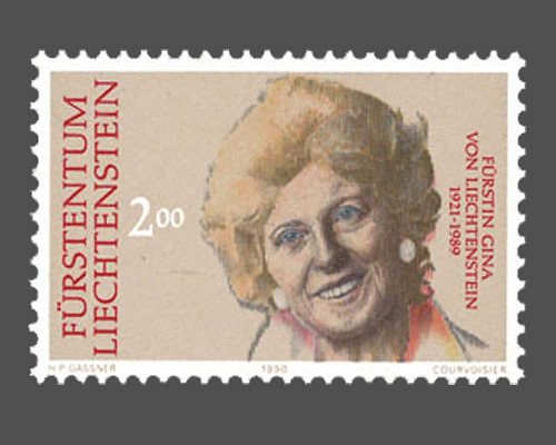 Mourning stamps for Prince Franz Josef l