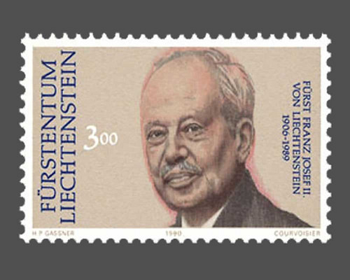 Trauermarken Fürst Franz Josef ll.