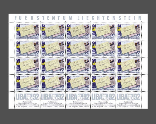 10. Briefmarkenausstellung - LIBA 92