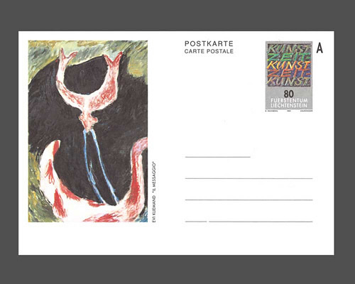 Postkarte: Zeitgenössische Kunst