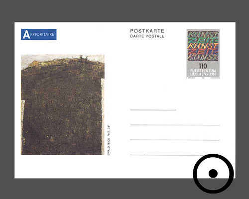 Postkarte: Zeitgenössische Kunst