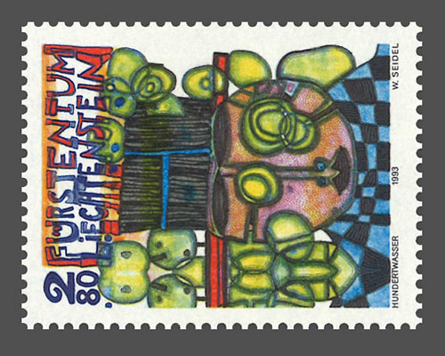 Salute to Liechtenstein - Hundertwasser