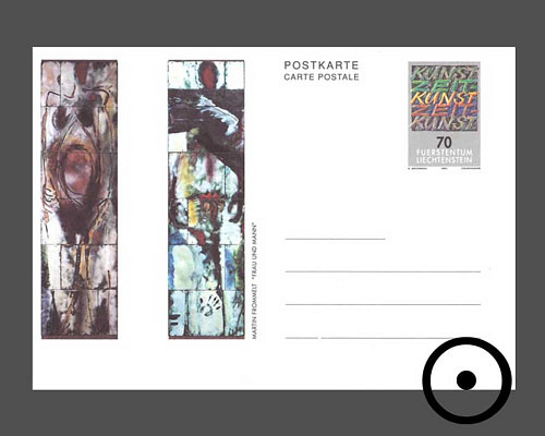 Postkarte: Zeitgenössische Kunst