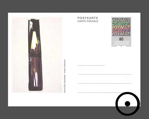 Postkarte: Zeitgenössische Kunst