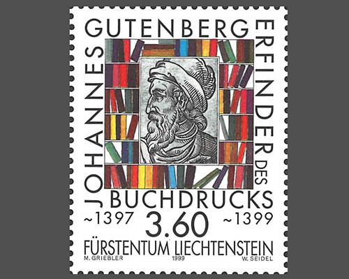 600ème anniversaire de Jean Gutenberg