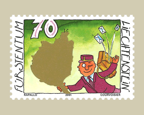 Greeting stamps - Postal messengers