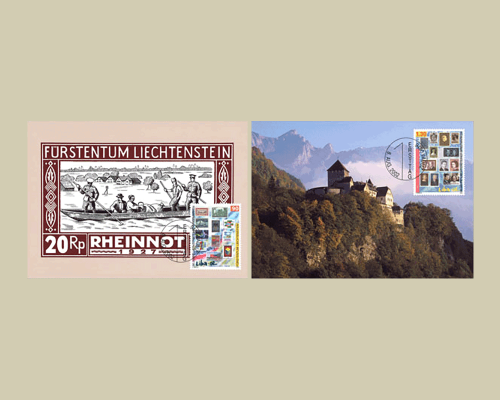 11th Stamp exhibition - LIBA 02 and 90 Y