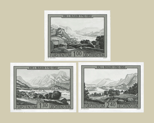Joh. L. Bleuler - Liechtenstein et Rhin