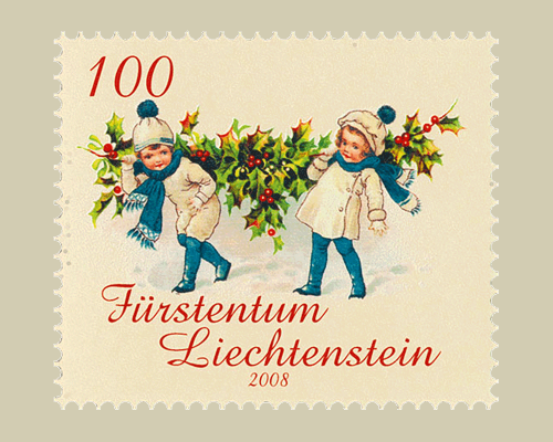 Weihnachten - Nostalgieglückwunsch Karte