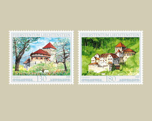 Vaduz Castle in the four seasons - I