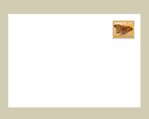 Entiers postaux: Papillons