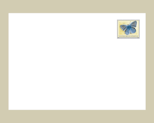 Postal Stationery Butterflies - Common B