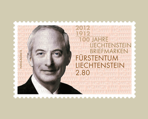 100 ans de timbres au Liechtenstein