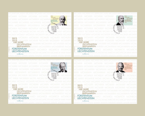 100 ans de timbres au Liechtenstein