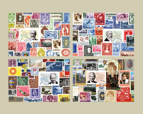 100 ans de timbres au Liechtenstein