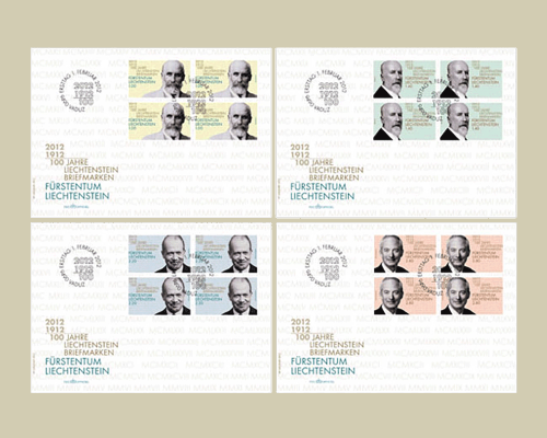 100 Jahre Liechtenstein Briefmarken