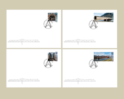 Bridges bring together - Single stamp on