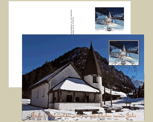 Picture Postcard: Christmas - Mountain c