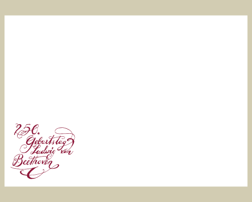 250e anniversaire de Ludwig van Beethove