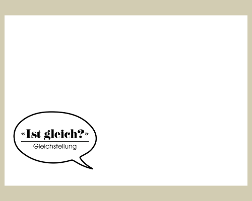Gleichstellung