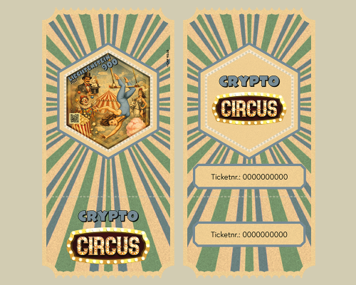 Crypto Circus "Die Akrobatin" Blau