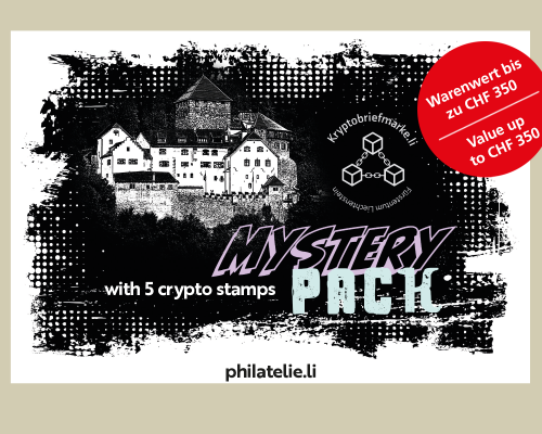Mystery Pack with 5 crypto stamps