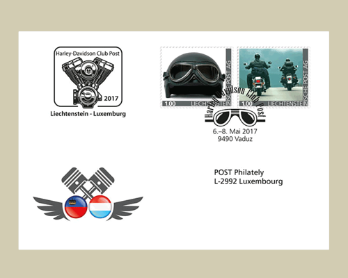 Enveloppe spéciale  Voie postale Harley