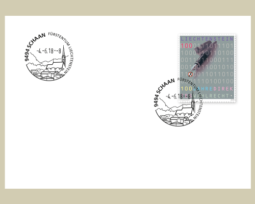 Special Cover Ersatz Ortswerbestempel