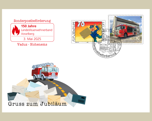 Enveloppe spéciale Sonderpostbeförderung