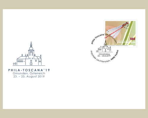 Stamp fair cover - "phila"-Toscana 2019,