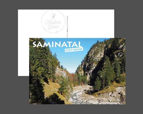 Ansichtskarte - Liechtenstein - Saminata